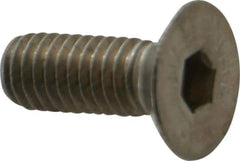 Value Collection - M6x1.00 Metric Coarse Hex Socket Drive, 90° Flat Screw - Grade 18-8 Stainless Steel, Fully Threaded, 16mm OAL - Apex Tool & Supply
