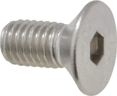 Value Collection - M8x1.25 Metric Coarse Hex Socket Drive, 90° Flat Screw - Grade 18-8 Stainless Steel, Fully Threaded, 16mm OAL - Apex Tool & Supply