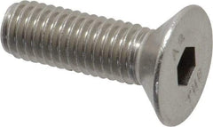 Value Collection - M8x1.25 Metric Coarse Hex Socket Drive, 90° Flat Screw - Grade 18-8 Stainless Steel, Fully Threaded, 25mm OAL - Apex Tool & Supply