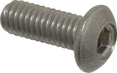 Value Collection - M3x0.50 Metric Coarse Hex Socket Drive, Button Screw - Grade 18-8 Stainless Steel, Fully Threaded, 8mm Length Under Head - Apex Tool & Supply
