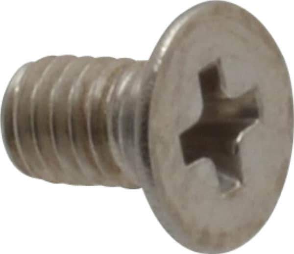 Value Collection - M3x0.50 Metric Coarse, 5mm OAL Phillips Drive Machine Screw - Flat Head, Grade 18-8 Stainless Steel, Uncoated, Without Washer - Apex Tool & Supply