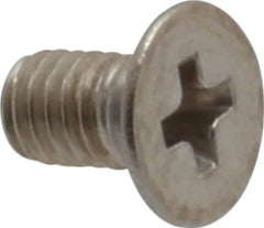 Value Collection - M3x0.50 Metric Coarse, 5mm OAL Phillips Drive Machine Screw - Flat Head, Grade 18-8 Stainless Steel, Uncoated, Without Washer - Apex Tool & Supply