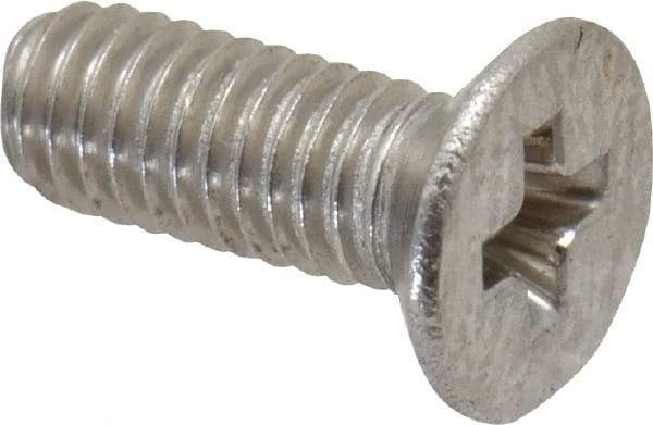 Value Collection - M3x0.50 Metric Coarse, 8mm OAL Phillips Drive Machine Screw - Flat Head, Grade 18-8 Stainless Steel, Uncoated, Without Washer - Apex Tool & Supply