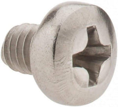 Value Collection - M4x0.70 Metric Coarse, 5mm Length Under Head Phillips Drive Machine Screw - Pan Head, Grade 18-8 Stainless Steel, Uncoated, Without Washer - Apex Tool & Supply