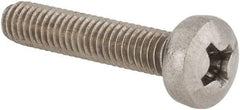 Value Collection - M4x0.70 Metric Coarse, 20mm Length Under Head Phillips Drive Machine Screw - Pan Head, Grade 18-8 Stainless Steel, Uncoated, Without Washer - Apex Tool & Supply