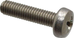 Value Collection - M5x0.80 Metric Coarse, 20mm Length Under Head Phillips Drive Machine Screw - Pan Head, Grade 18-8 Stainless Steel, Uncoated, Without Washer - Apex Tool & Supply