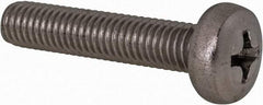 Value Collection - M5x0.80 Metric Coarse, 25mm Length Under Head Phillips Drive Machine Screw - Pan Head, Grade 18-8 Stainless Steel, Uncoated, Without Washer - Apex Tool & Supply