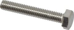 Value Collection - M4x0.70mm Metric Coarse, 25mm Length Under Head Hex Head Cap Screw - Fully Threaded, Grade 18-8 & Austenitic A2 Stainless Steel, 7mm Hex - Apex Tool & Supply