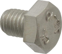 Value Collection - M8x1.25mm Metric Coarse, 10mm Length Under Head Hex Head Cap Screw - Fully Threaded, Grade 18-8 & Austenitic A2 Stainless Steel, 13mm Hex - Apex Tool & Supply