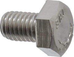Value Collection - M8x1.25mm Metric Coarse, 12mm Length Under Head Hex Head Cap Screw - Fully Threaded, Grade 18-8 & Austenitic A2 Stainless Steel, 13mm Hex - Apex Tool & Supply