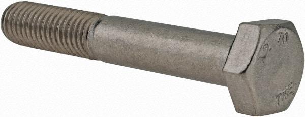 Value Collection - M10x1.50mm Metric Coarse, 65mm Length Under Head Hex Head Cap Screw - Partially Threaded, Grade 18-8 & Austenitic A2 Stainless Steel, 17mm Hex - Apex Tool & Supply