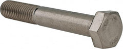 Value Collection - M12x1.75mm Metric Coarse, 80mm Length Under Head Hex Head Cap Screw - Partially Threaded, Grade 18-8 & Austenitic A2 Stainless Steel, 19mm Hex - Apex Tool & Supply