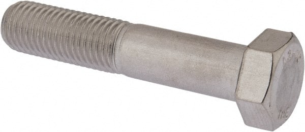 Value Collection - M16x2.00mm Metric Coarse, 80mm Length Under Head Hex Head Cap Screw - Apex Tool & Supply