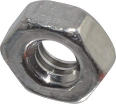 Value Collection - M2x4.00 Stainless Steel Right Hand Hex Nut - 4mm Across Flats, 1.6mm High, Uncoated - Apex Tool & Supply
