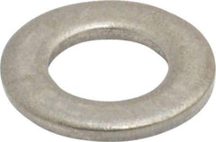 Value Collection - M5 Screw, Grade 18-8 Stainless Steel Standard Flat Washer - 5.3mm ID x 10mm OD, 1mm Thick - Apex Tool & Supply