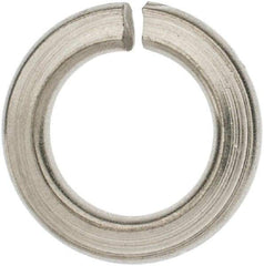 Value Collection - M14, 14.2mm ID, 3mm Thick Split Lock Washer - 18-8 Austenitic Grade A2 Stainless Steel, 14.2mm Min ID, 14.7mm Max ID, 24.1mm Max OD - Apex Tool & Supply