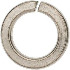 Value Collection - M18, 18.2mm ID, 29.4mm OD, 3.5mm Thick Split Lock Washer - 18-8 Austenitic Grade A2 Stainless Steel, 18.2mm Min ID, 19mm Max ID - Apex Tool & Supply