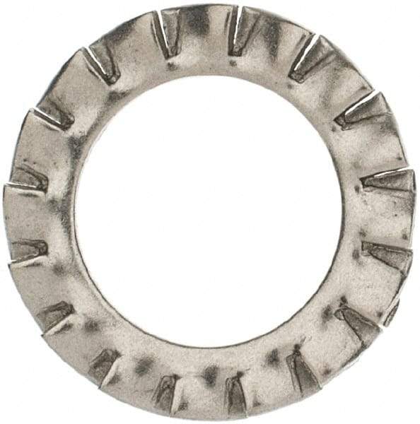 Value Collection - M12 Screw, 13mm ID, Stainless Steel External Tooth Lock Washer - 20.5mm OD, Grade 18-8 & Austenitic A2 - Apex Tool & Supply
