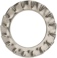Value Collection - M12 Screw, 13mm ID, Stainless Steel External Tooth Lock Washer - 20.5mm OD, Grade 18-8 & Austenitic A2 - Apex Tool & Supply