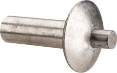 Made in USA - Universal Head Aluminum Alloy Drive Blind Rivet - Stainless Steel Mandrel, 0.172" to 3/16" Grip, 0.312" Head Diam, 0.161" to 0.172" Hole Diam, 0.313" Length Under Head, 5/32" Body Diam - Apex Tool & Supply