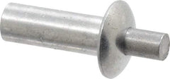 Made in USA - Universal Head Aluminum Alloy Drive Blind Rivet - Aluminum Alloy Mandrel, 0.328" to 3/8" Grip, 3/8" Head Diam, 0.191" to 0.219" Hole Diam, 0.531" Length Under Head, 3/16" Body Diam - Apex Tool & Supply