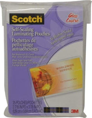 3M - Business Card and ID Protector Plastic Pouch - 3-7/8 Inch Wide x 2-7/16 Inch High - Apex Tool & Supply