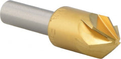 M.A. Ford - 5/8" Head Diam, 3/8" Shank Diam, 6 Flute 82° High Speed Steel Countersink - Apex Tool & Supply