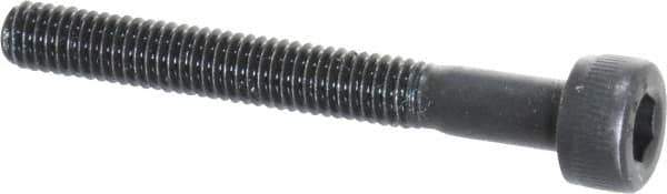 Value Collection - M3x0.50 Metric Coarse Hex Socket Drive, Socket Cap Screw - Grade 12.9 Alloy Steel, Black Oxide Finish, Partially Threaded, 25mm Length Under Head - Apex Tool & Supply