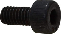 Value Collection - M4x0.70 Metric Coarse Hex Socket Drive, Socket Cap Screw - Grade 12.9 Alloy Steel, Black Oxide Finish, Fully Threaded, 8mm Length Under Head - Apex Tool & Supply