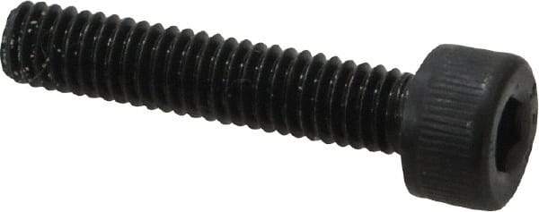 Value Collection - M4x0.70 Metric Coarse Hex Socket Drive, Socket Cap Screw - Grade 12.9 Alloy Steel, Black Oxide Finish, Fully Threaded, 20mm Length Under Head - Apex Tool & Supply