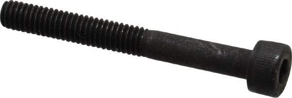 Value Collection - M4x0.70 Metric Coarse Hex Socket Drive, Socket Cap Screw - Grade 12.9 Alloy Steel, Black Oxide Finish, Partially Threaded, 35mm Length Under Head - Apex Tool & Supply
