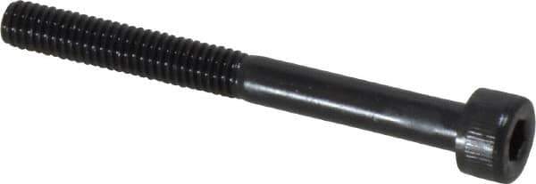 Value Collection - M4x0.70 Metric Coarse Hex Socket Drive, Socket Cap Screw - Grade 12.9 Alloy Steel, Black Oxide Finish, Partially Threaded, 40mm Length Under Head - Apex Tool & Supply