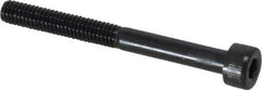 Value Collection - M4x0.70 Metric Coarse Hex Socket Drive, Socket Cap Screw - Grade 12.9 Alloy Steel, Black Oxide Finish, Partially Threaded, 40mm Length Under Head - Apex Tool & Supply