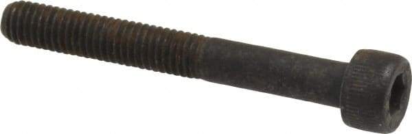 Value Collection - M5x0.80 Metric Coarse Hex Socket Drive, Socket Cap Screw - Grade 12.9 Alloy Steel, Black Oxide Finish, Partially Threaded, 40mm Length Under Head - Apex Tool & Supply