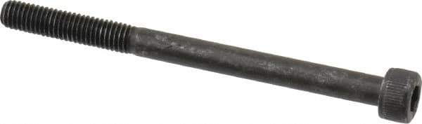 Value Collection - M5x0.80 Metric Coarse Hex Socket Drive, Socket Cap Screw - Grade 12.9 Alloy Steel, Black Oxide Finish, Partially Threaded, 65mm Length Under Head - Apex Tool & Supply