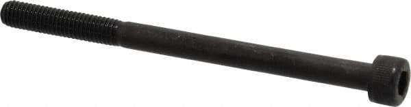 Value Collection - M5x0.80 Metric Coarse Hex Socket Drive, Socket Cap Screw - Grade 12.9 Alloy Steel, Black Oxide Finish, Partially Threaded, 70mm Length Under Head - Apex Tool & Supply