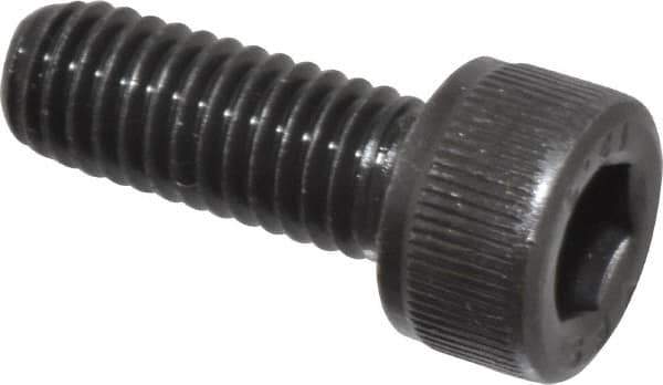 Value Collection - M6x1.00 Metric Coarse Hex Socket Drive, Socket Cap Screw - Grade 12.9 Alloy Steel, Black Oxide Finish, Fully Threaded, 16mm Length Under Head - Apex Tool & Supply