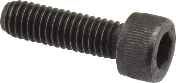 Value Collection - M6x1.00 Metric Coarse Hex Socket Drive, Socket Cap Screw - Grade 12.9 Alloy Steel, Black Oxide Finish, Fully Threaded, 20mm Length Under Head - Apex Tool & Supply