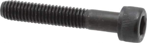 Value Collection - M6x1.00 Metric Coarse Hex Socket Drive, Socket Cap Screw - Grade 12.9 Alloy Steel, Black Oxide Finish, Partially Threaded, 35mm Length Under Head - Apex Tool & Supply