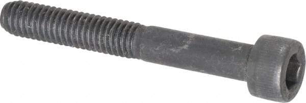 Value Collection - M6x1.00 Metric Coarse Hex Socket Drive, Socket Cap Screw - Grade 12.9 Alloy Steel, Black Oxide Finish, Partially Threaded, 45mm Length Under Head - Apex Tool & Supply
