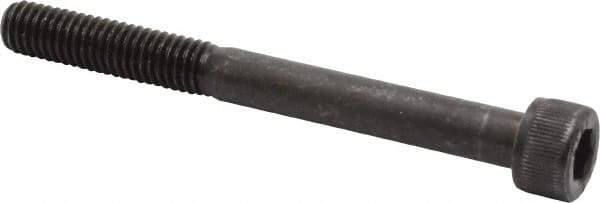 Value Collection - M6x1.00 Metric Coarse Hex Socket Drive, Socket Cap Screw - Grade 12.9 Alloy Steel, Black Oxide Finish, Partially Threaded, 60mm Length Under Head - Apex Tool & Supply