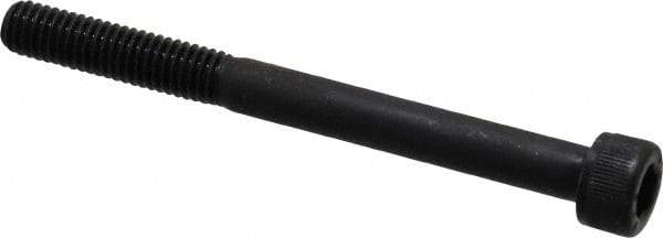 Value Collection - M6x1.00 Metric Coarse Hex Socket Drive, Socket Cap Screw - Grade 12.9 Alloy Steel, Black Oxide Finish, Partially Threaded, 65mm Length Under Head - Apex Tool & Supply