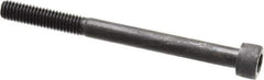 Value Collection - M6x1.00 Metric Coarse Hex Socket Drive, Socket Cap Screw - Grade 12.9 Alloy Steel, Black Oxide Finish, Partially Threaded, 70mm Length Under Head - Apex Tool & Supply