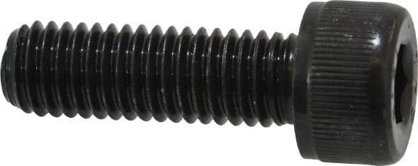Value Collection - M8x1.25 Metric Coarse Hex Socket Drive, Socket Cap Screw - Grade 12.9 Alloy Steel, Black Oxide Finish, Fully Threaded, 25mm Length Under Head - Apex Tool & Supply