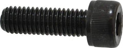 Value Collection - M8x1.25 Metric Coarse Hex Socket Drive, Socket Cap Screw - Grade 12.9 Alloy Steel, Black Oxide Finish, Fully Threaded, 25mm Length Under Head - Apex Tool & Supply