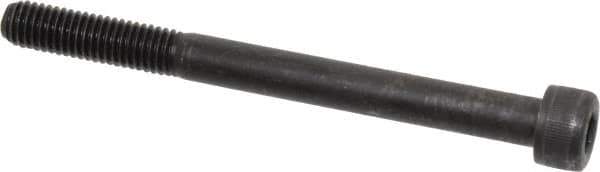 Value Collection - M8x1.25 Metric Coarse Hex Socket Drive, Socket Cap Screw - Grade 12.9 Alloy Steel, Black Oxide Finish, Partially Threaded, 90mm Length Under Head - Apex Tool & Supply