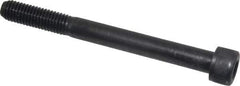 Value Collection - M10x1.50 Metric Coarse Hex Socket Drive, Socket Cap Screw - Grade 12.9 Alloy Steel, Black Oxide Finish, Partially Threaded, 100mm Length Under Head - Apex Tool & Supply