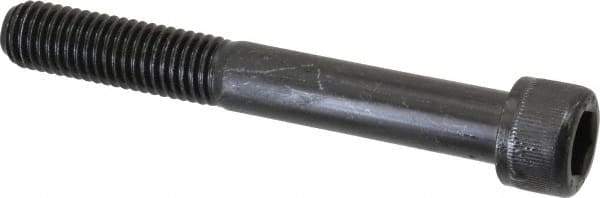 Value Collection - M12x1.75 Metric Coarse Hex Socket Drive, Socket Cap Screw - Grade 12.9 Alloy Steel, Black Oxide Finish, Partially Threaded, 90mm Length Under Head - Apex Tool & Supply