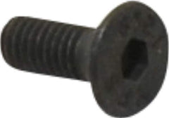 Value Collection - M3x0.50 Metric Coarse Hex Socket Drive, 90° Flat Screw - Grade 12.9 Alloy Steel, Black Oxide Finish, Fully Threaded, 8mm OAL - Apex Tool & Supply