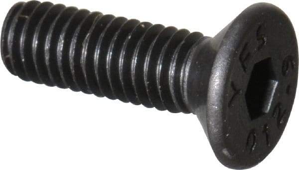 Value Collection - M3x0.50 Metric Coarse Hex Socket Drive, 90° Flat Screw - Grade 12.9 Alloy Steel, Black Oxide Finish, Fully Threaded, 10mm OAL - Apex Tool & Supply
